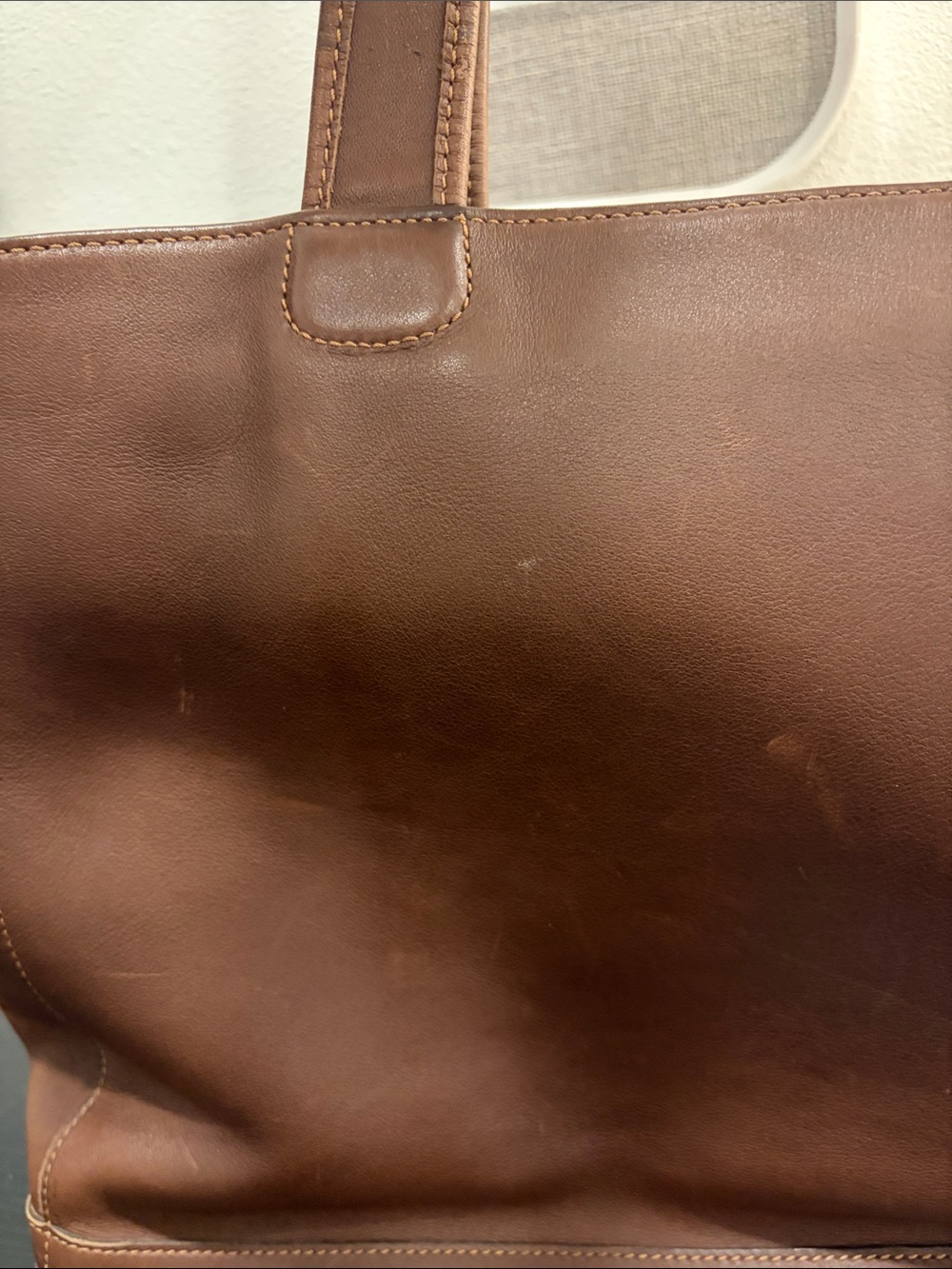 Coach Vintage Brown Leather Tote - Picture 4 of 13